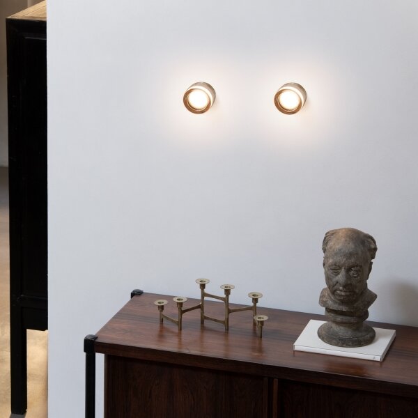 Ideal Lux - LED таванно осветително тяло за баня LOLLY 1xGX53/9W/230V Ø10,5 cm злато/дим