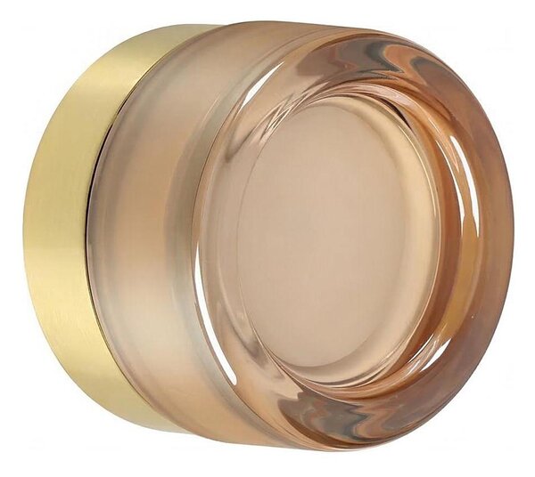 Ideal Lux - LED таванно осветително тяло за баня LOLLY 1xGX53/9W/230V Ø10,5 cm злато/дим