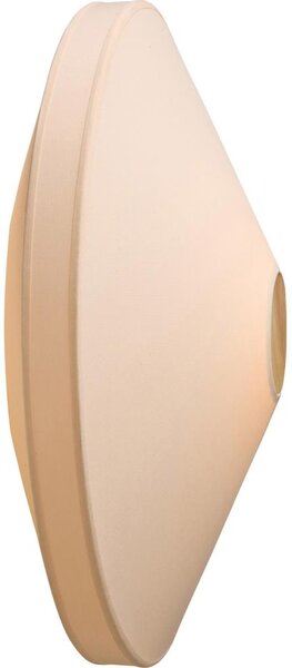 Halo Design 745104-стенно осветително тяло PARIS 1xE27/40W/230V Ø 40 см бяло/месинг/дъб