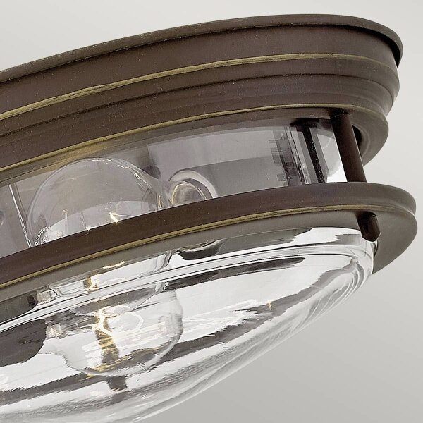 Quintiesse QN-HADRIAN-FS-OZ-CLEAR Външно осветително тяло HADRIAN 2xE27/40W/230V IP44 бронз