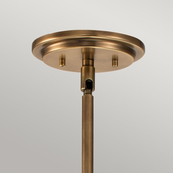 Quintiesse QN-SOMERSET-P-O-HB - Пендел на тръба SOMERSET 1xE27/60W/230V бронзов