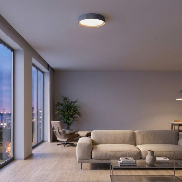Brilagi - LED димируема таванна лампа LUCIA LED/48W/230V Ø 41 см сива + дистанционно управление