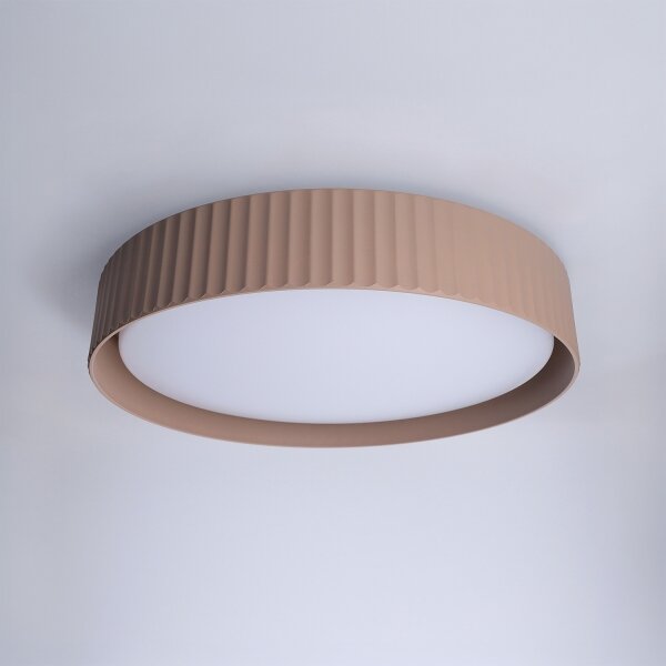 Brilagi - Димируемо LED таванно осветително тяло LUCIA LED/48W/230V Ø 41 см кафяво + дистанционно управление