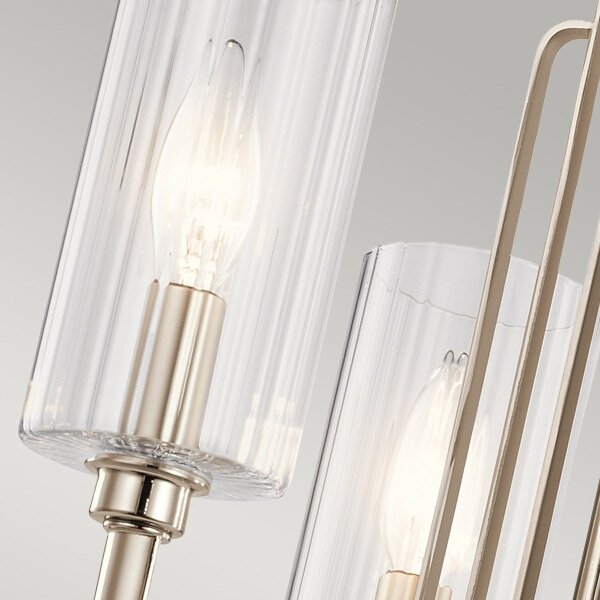 Quintiesse QN-KIMROSE3-PN - Полилей на тръба KIMROSE 3xE14/40W/230V лъскав хром