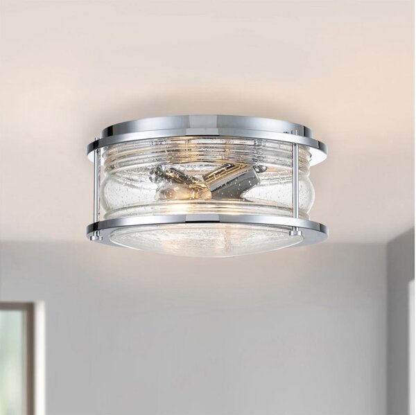 Quintiesse QN-ASHLANDBAY-F-PC-BATH – плафон за баня ASHLAND, 2xE27/60W/230V, IP44