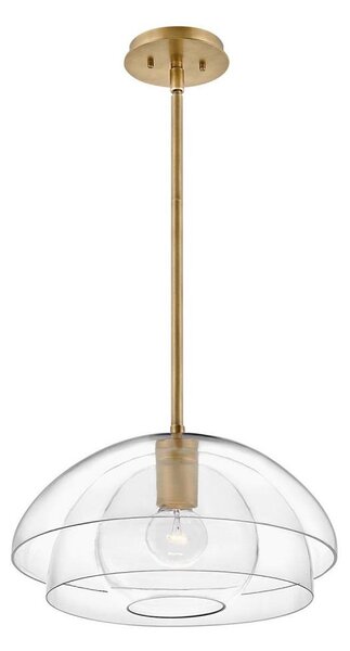 Quintiesse QN-LOTUS-P-HBR - Полилей на тръба LOTUS 1xE27/60W/230V, златист