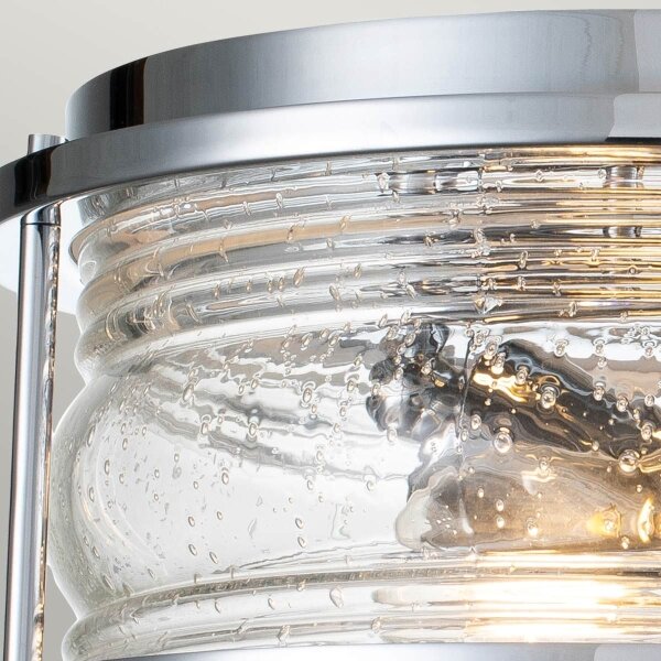 Quintiesse QN-ASHLANDBAY-F-PC-BATH – плафон за баня ASHLAND, 2xE27/60W/230V, IP44