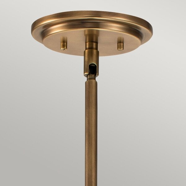 Quintiesse QN-SOMERSET-P-C-HB - Полилей на тръба SOMERSET 1xE27/60W/230V бронзов