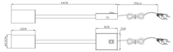 Globo 57911WB - Гъвкав аплик ROBBY 1xGU10/25W/230V черен