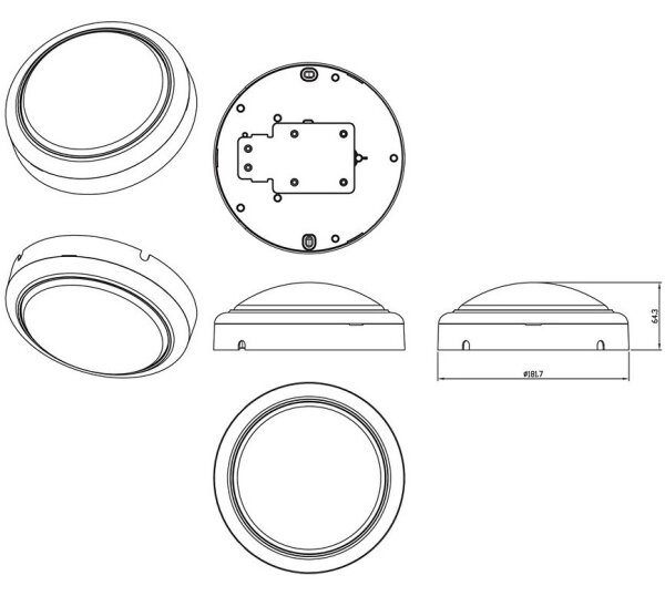 Philips - LED Аплик PROJECTLINE LED/15W/230V IP65