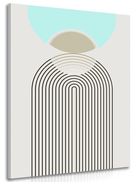 Картина на платно – Дъга на бъдещето Mid-Century