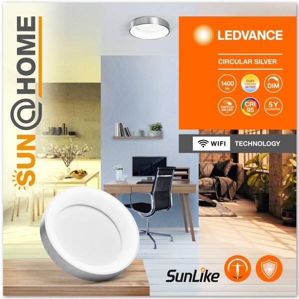 Ledvance-LED Димируем плафон SUN@HOME CIRCULAR LED/18,5W/230V Wi-Fi