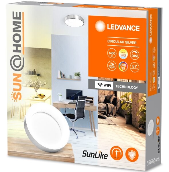 Ledvance-LED Димируем плафон SUN@HOME CIRCULAR LED/18,5W/230V Wi-Fi