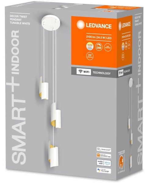 Ledvance - LED Димируем пендел SMART+ DECOR 3xLED/8W/230V бял Wi-Fi