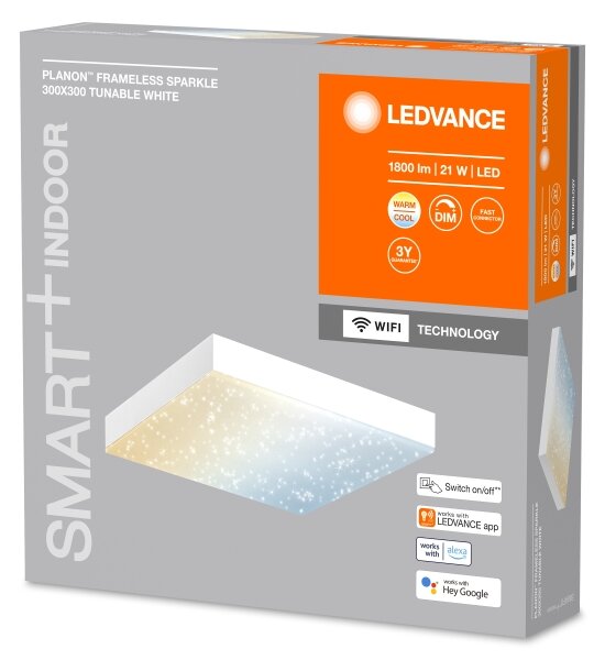 Ledvance - LED Димируем плафон SMART+ FRAMELESS LED/21W/230V Wi-Fi