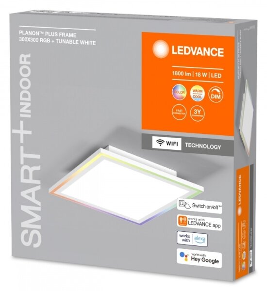 Ledvance - LED RGBW Димируем плафон SMART+ PLANON LED/18W/230V Wi-Fi