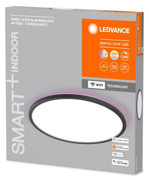 Ledvance - LED RGBW Димируем плафон SMART+ ORBIS LED/25W/230V Wi-Fi