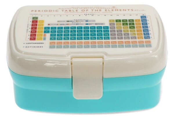 Детска кутия за храна в светлосин и кремав цвят Periodic Table – Rex London