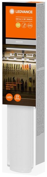 Ledvance - LED осветително тяло с сензор BATTEN LED/4W/230V 32 см