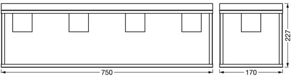 Ledvance - Полилей за повърхностен монтаж DECOR 4xE27/15W/230V