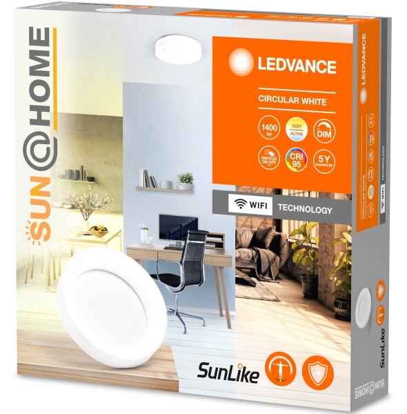 Ledvance-LED Димируем плафон SUN@HOME CIRCULAR LED/18,5W/230V Wi-Fi