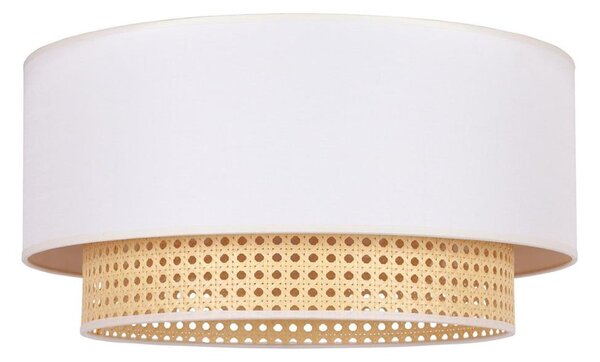 Duolla - Плафон BOHO 3xE27/15W/230V Ø 60 см кремав/ратанов