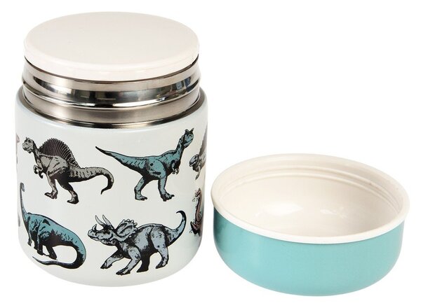 Син/кремав детски термос за храна 280 ml Prehistoric Land – Rex London