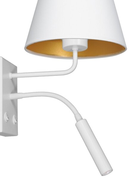 Аплик ARDEN 1xE27/60W+1xG9/8W/230V бял/златист