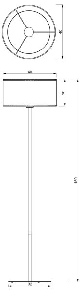 Лампион LOFT SHADE 1xE27/60W/230V черен