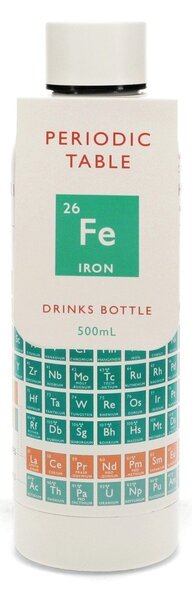Кремава бутилка за пътуване бутилка от неръждаема стомана 500 ml Periodic Table – Rex London