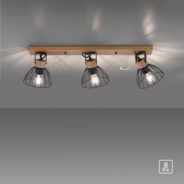 Leuchten Direkt 11418-18 - Спот LAMI 3xE27/25W/230V