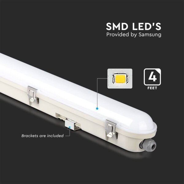 LED Индустриална аварийна флуоресцентна лампа EMERGENCY LED/36W/230V 6500K 120см IP65