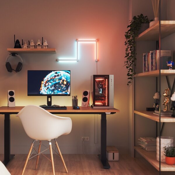 Nanoleaf NL59K02-4SN00 - К-кт 4x LED RGBW Димируем релса LINES LED/2W/230V