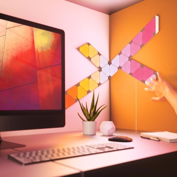 Nanoleaf NL48-0002TW-9PK-EU - К-кт 9бр. LED RGBW димируем панел TRIANGLES 0,54W