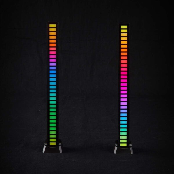 Nedis GALDP110BK - К-кт 2бр. LED RGB акумулаторни настолни лампи LED/250 mAh