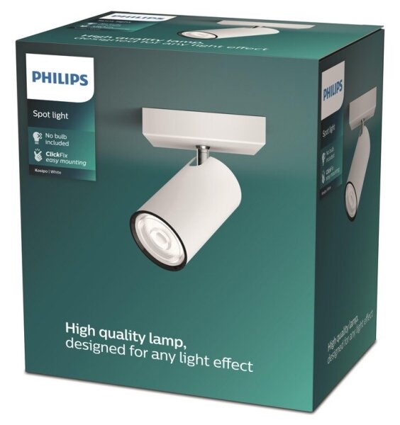 Philips - Спот KOSIPO 1xGU10/5,5W/230V бял