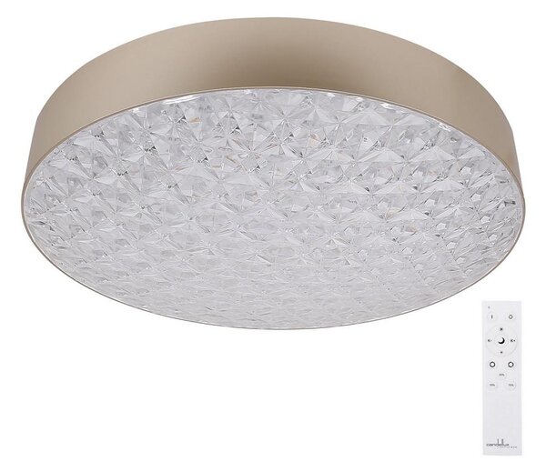 LED Димируем плафон LUXON LED/60W/230V 2800-6500K бежов + д.у