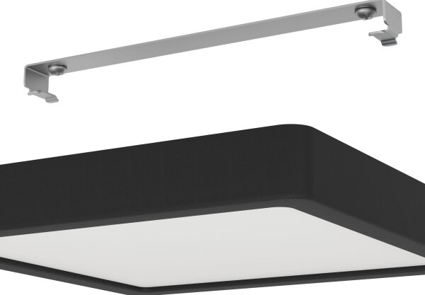 Eglo 900587 - димируемо LED таванно осветително тяло FUEVA LED/17W/230V черно