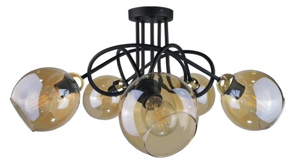 Полилей за повърхностен монтаж VENUS GOLD 5xE27/60W/230V