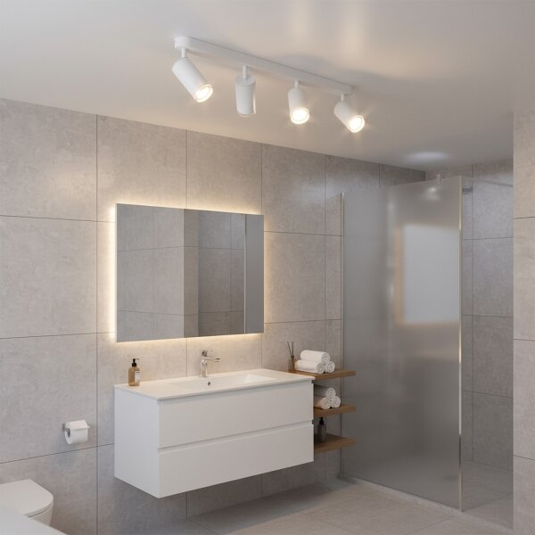 Brilagi - Спот за баня SELE 4xGU10/30W/230V IP44 бял