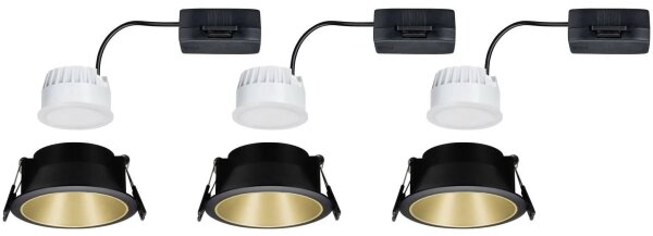 Paulmann 93404 - К-кт 3бр.LED/6,5W IP44 димируеми лампи за баня COLE 230V