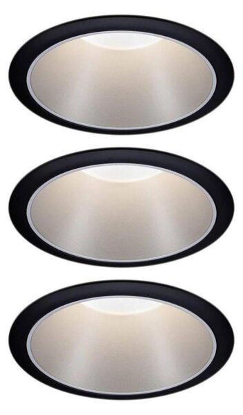 Paulmann 93408 - К-кт 3бр.LED/6,5W IP44 димируеми лунички за баня COLE 230V
