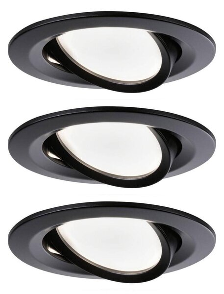 Paulmann 94472 - К-кт 3бр.LED/6W IP23 димируеми лунички за баня NOVA 230V
