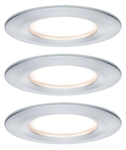 Paulmann 93462 - К-кт 3бр.LED/6W IP44 лунички за баня NOVA 230V