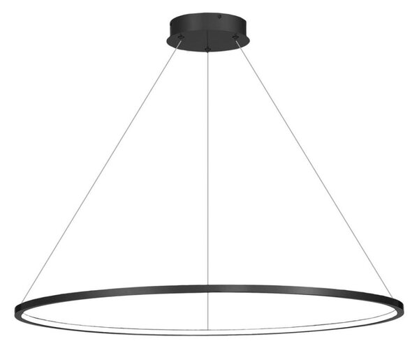 LED Пендел за баня SATURNO LED/57W/230V Ø 100 см IP44 антрацит