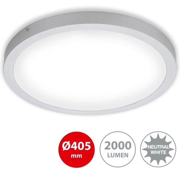Briloner 7143-414 - LED Плафон FIRE LED/24,5W/230V 4000K
