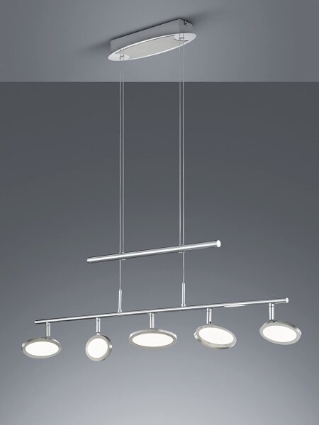 Trio - LED Пендел DUELLANT 5xLED/4,3W/230V