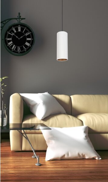 Пендел AVALO 1xE27/60W/230V бял/меден