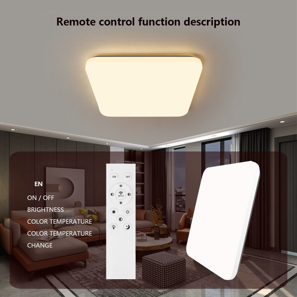 Brilagi - LED Димируем плафон SMART LED/36W/230V Wi-Fi Tuya + д.у