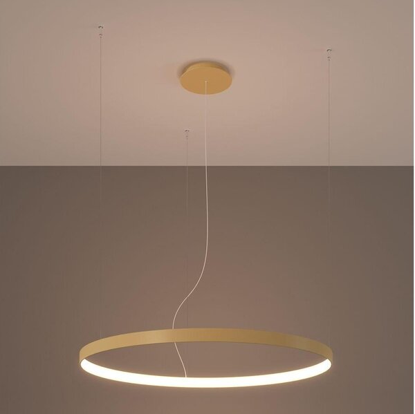 Thoro TH.174 - LED Пендел RIO LED/50W/230V CRI90 3000K Ø 78 cm златист